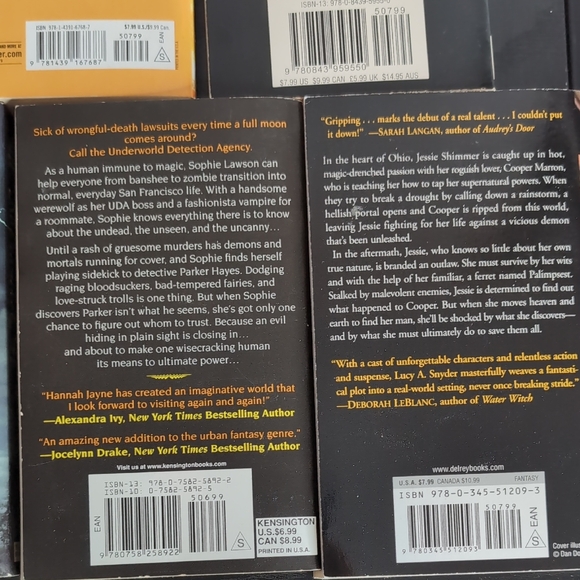 Fantasy and Paranormal Books, Vampires 10 Paperbacks Ilona Andrews, Macalister - Picture 11 of 16